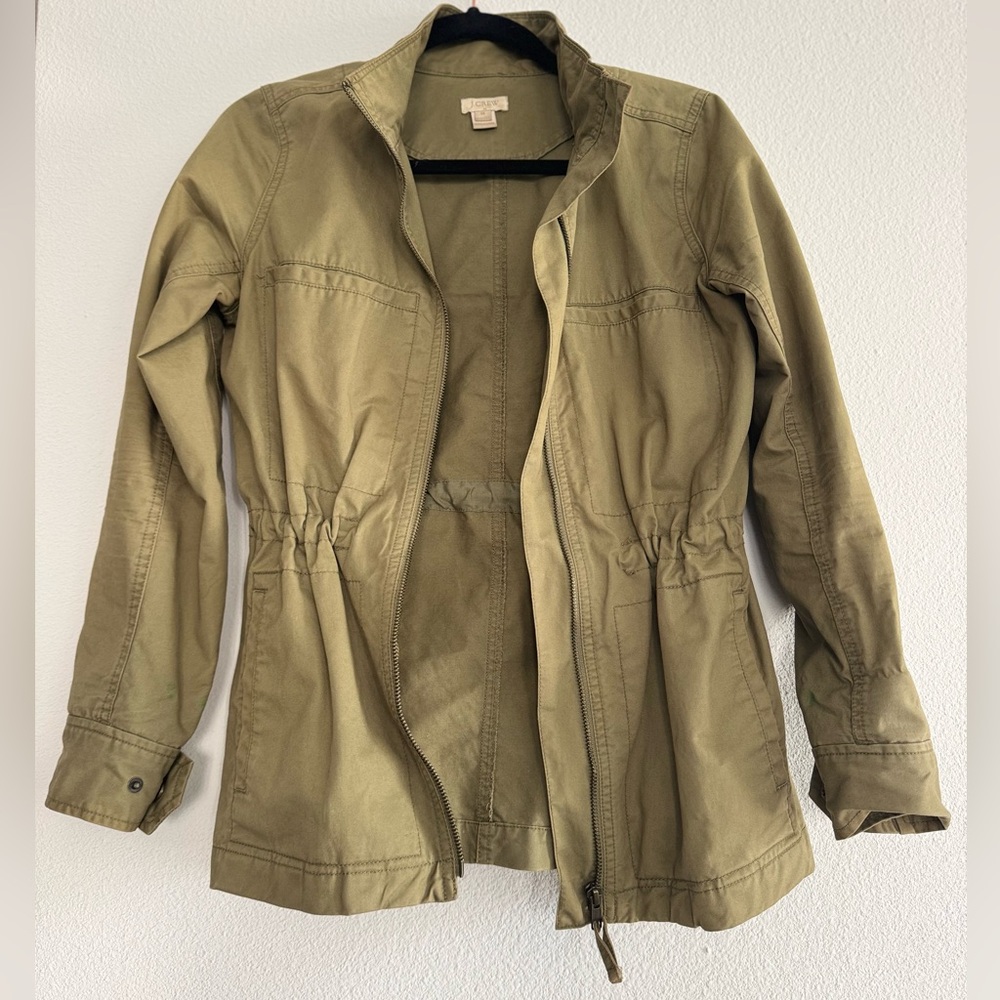 J. Crew Olive Green Utility Jacket for Women